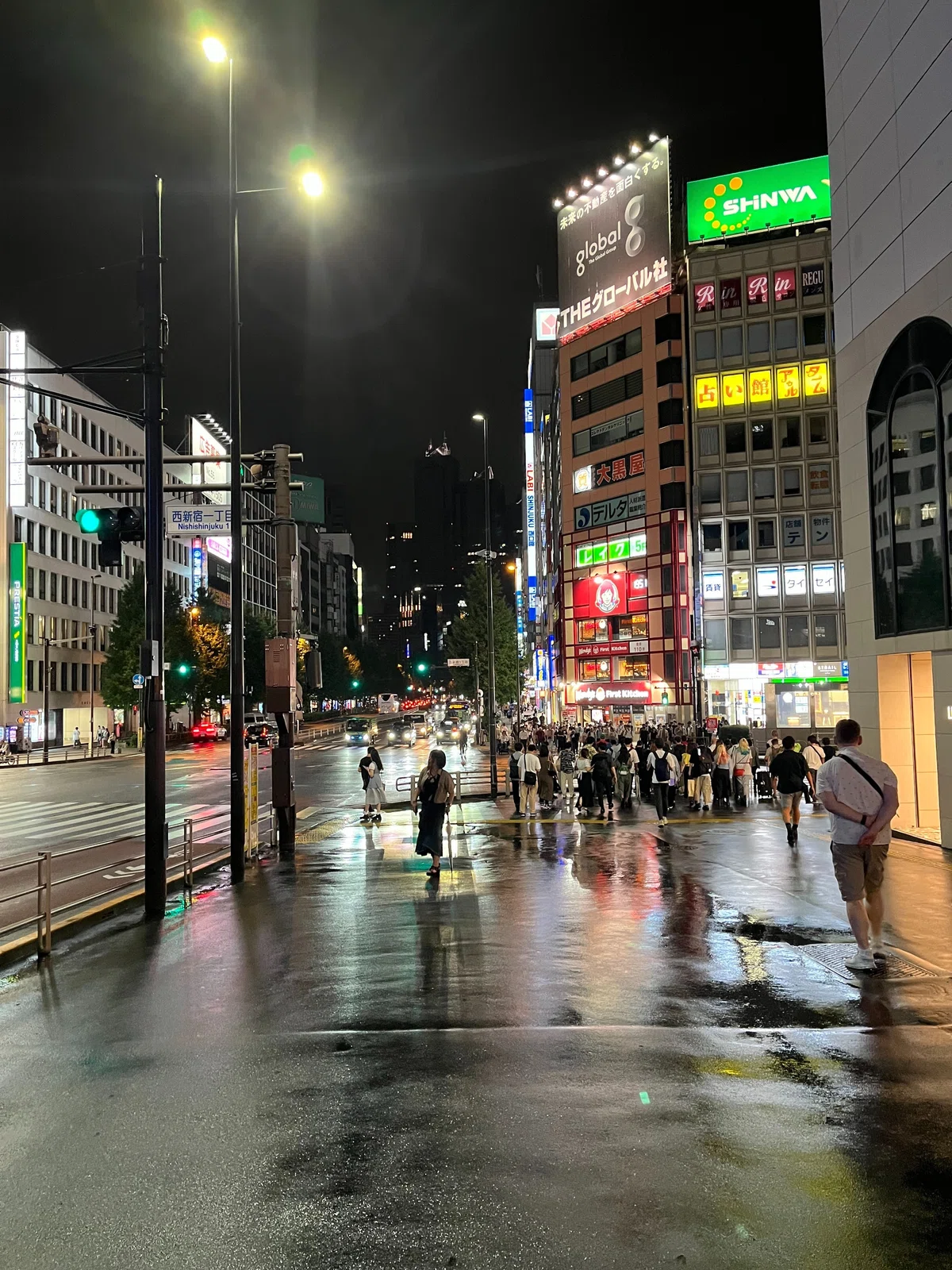 交流会帰りに撮った写真